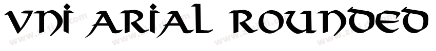 VNI Arial Rounded Bo字体转换 VNI Arial Rounded Bo字体转换